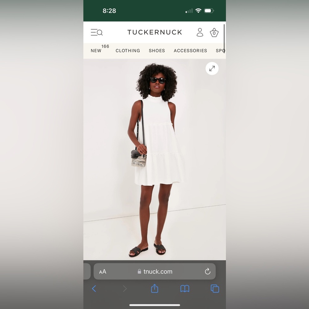 Tuckernuck white gauze dress